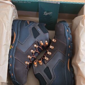 Danner Brown and Orange Men’s Hiking Boots